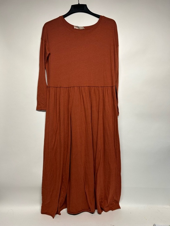 FP Beach | Dresses | Rust Long Sleeve Maxi Dress Free People Beach ...